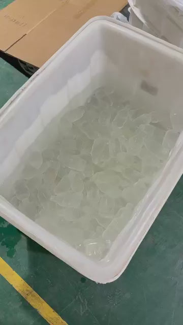 Real squeeze demonstration of Clear Bottle Squishy Fidget Toy