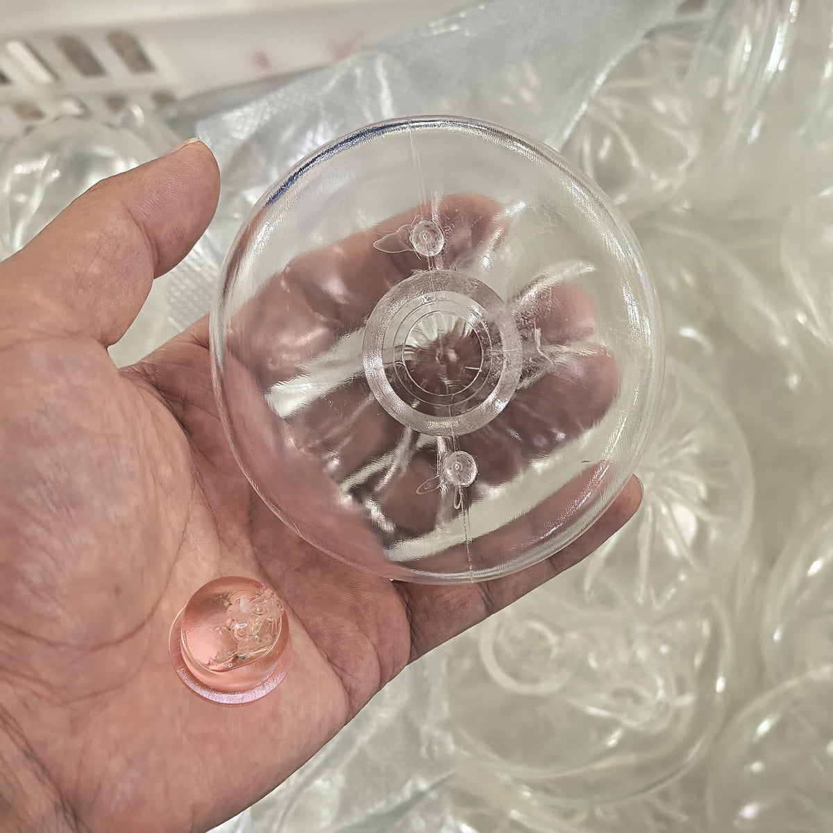Clear Bao Bun empty squishy skin, unfilled DIY supply