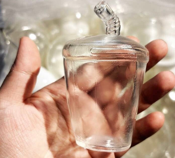 Drink Cup with Straw empty squishy skin, unfilled DIY supply
